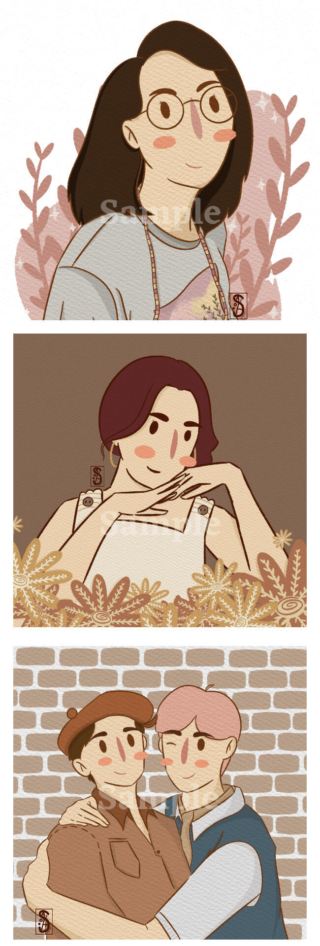 Selling Merchandise on Instagram @sadaloesi and many artwork on @sadloes.art