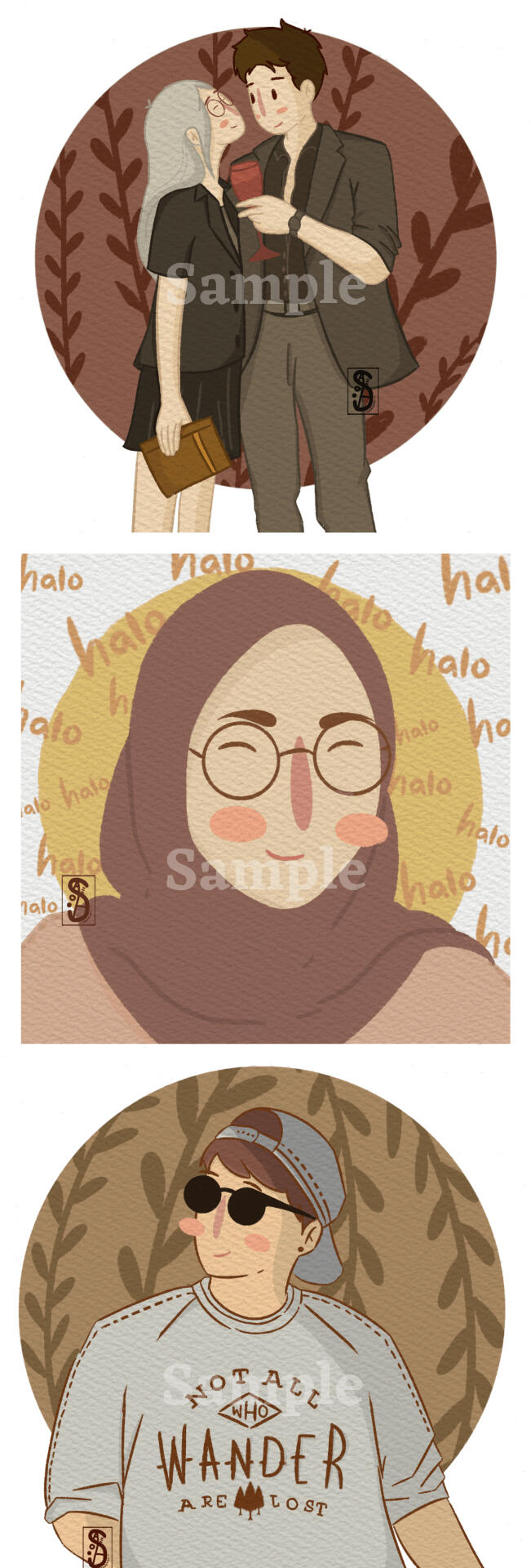 Selling Merchandise on Instagram @sadaloesi and many artwork on @sadloes.art
